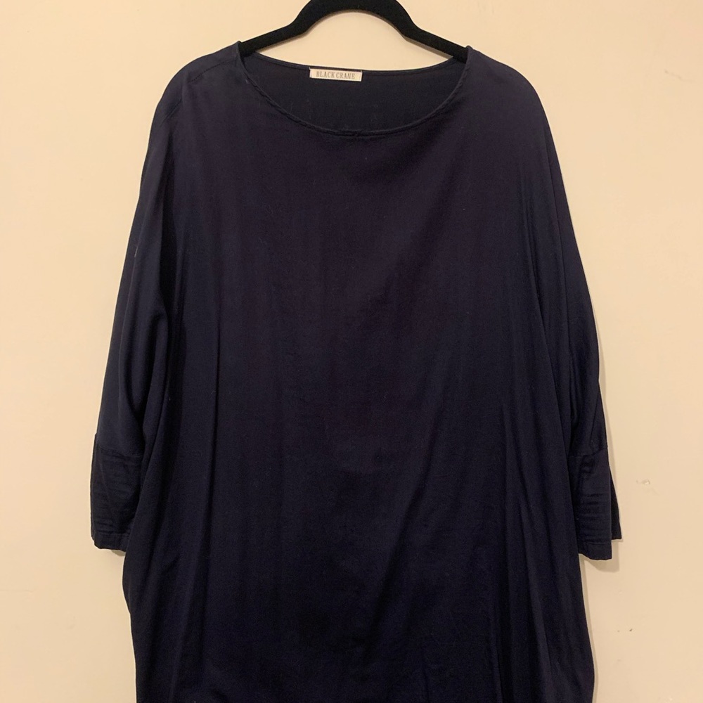 Black crane dress